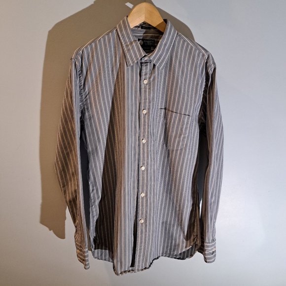 J. Crew Haberdashery 80's 2-Ply men's large long sleeve button down shirt - Picture 1 of 14